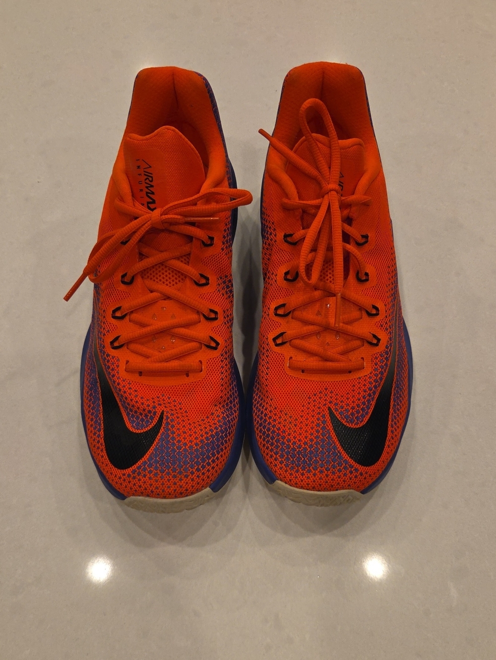 Nike Airmax Infuriate Orange and Black Running Sneakers